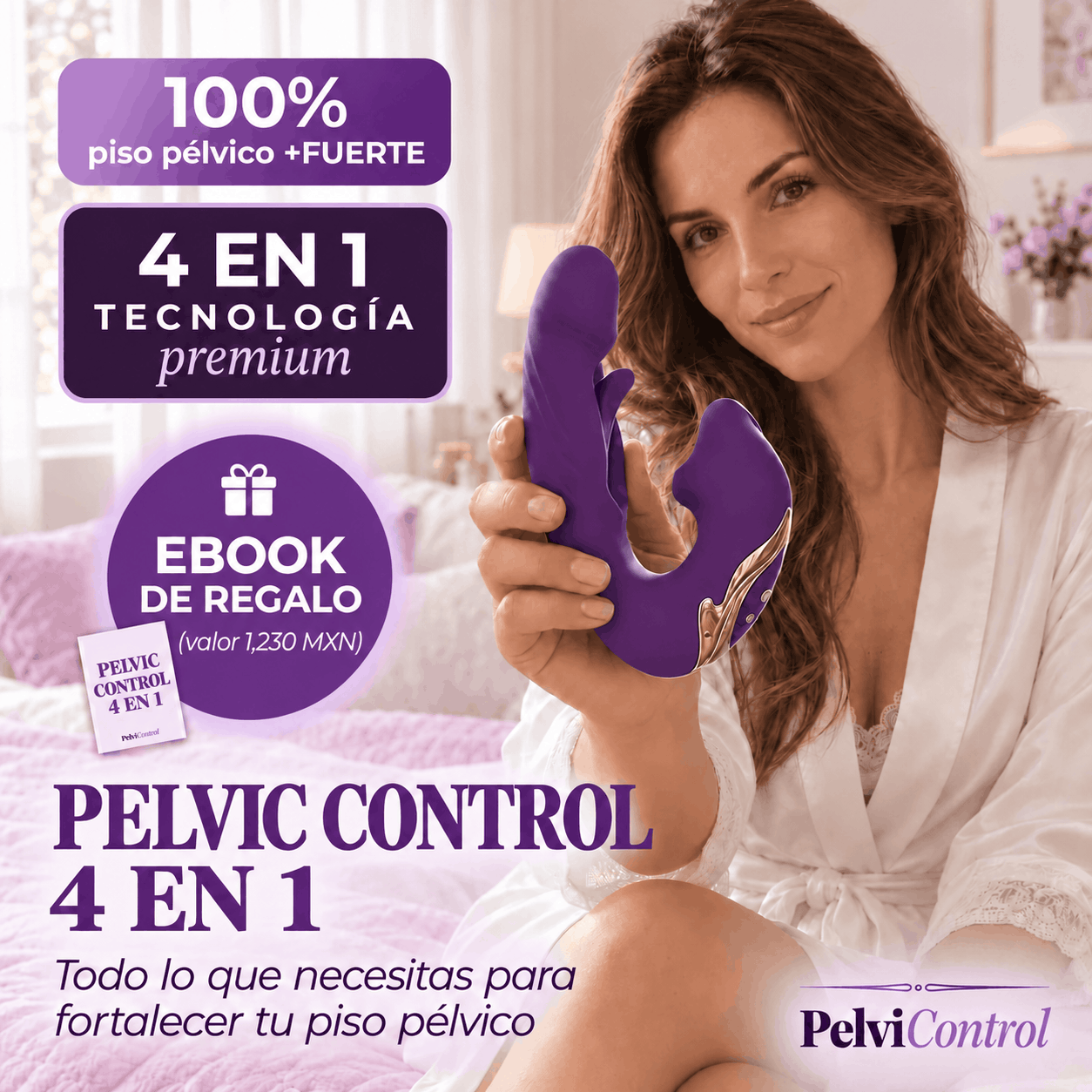 Pelvi Control™ 4 en 1 | Terapia Clínica del Piso Pélvico en Casa.