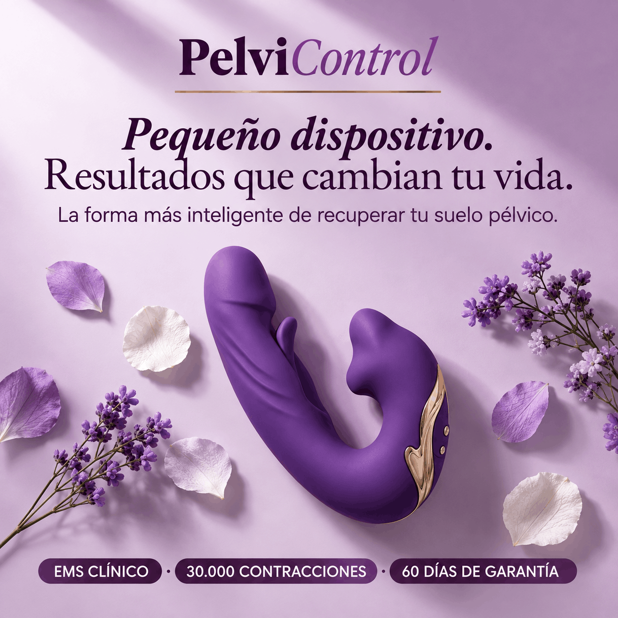 -Pelvi Control™ 4 en 1 | Terapia Clínica del Piso Pélvico en Casa