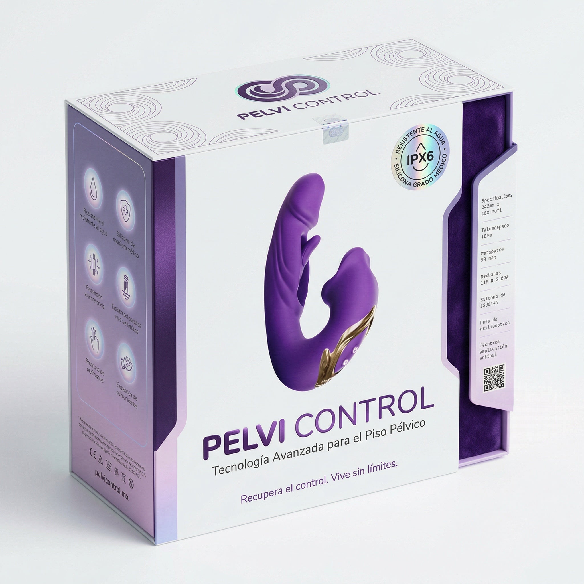 Pelvi Control™ 4 en 1 | Terapia Clínica del Piso Pélvico en Casa.