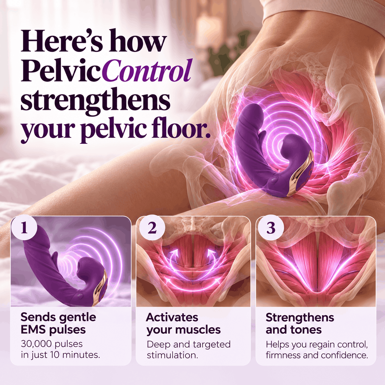 Pelvi Control™ 4 en 1 | At-Home Pelvic Floor Training