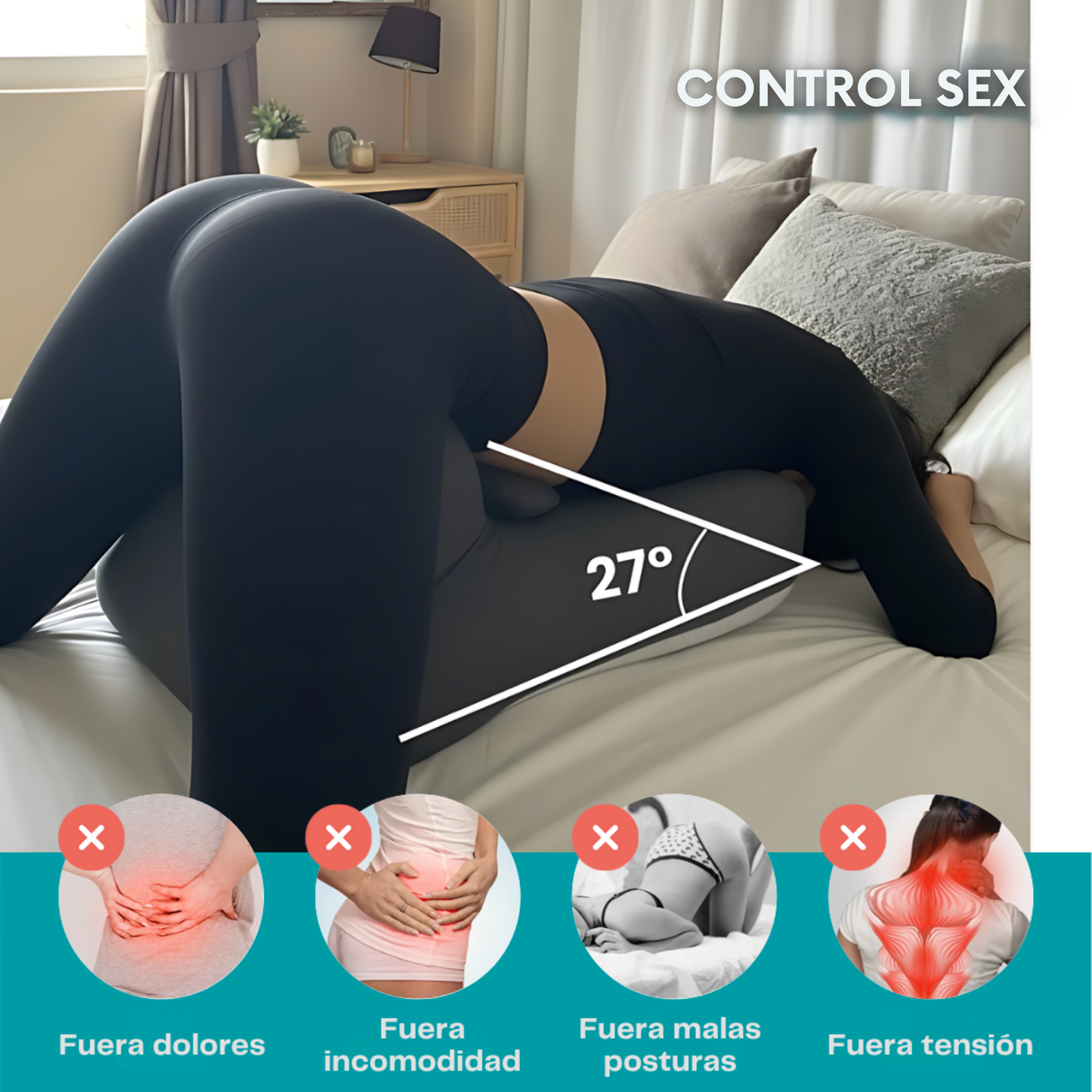 Control Sex | Almohada Postural - Refuerza tu Relación