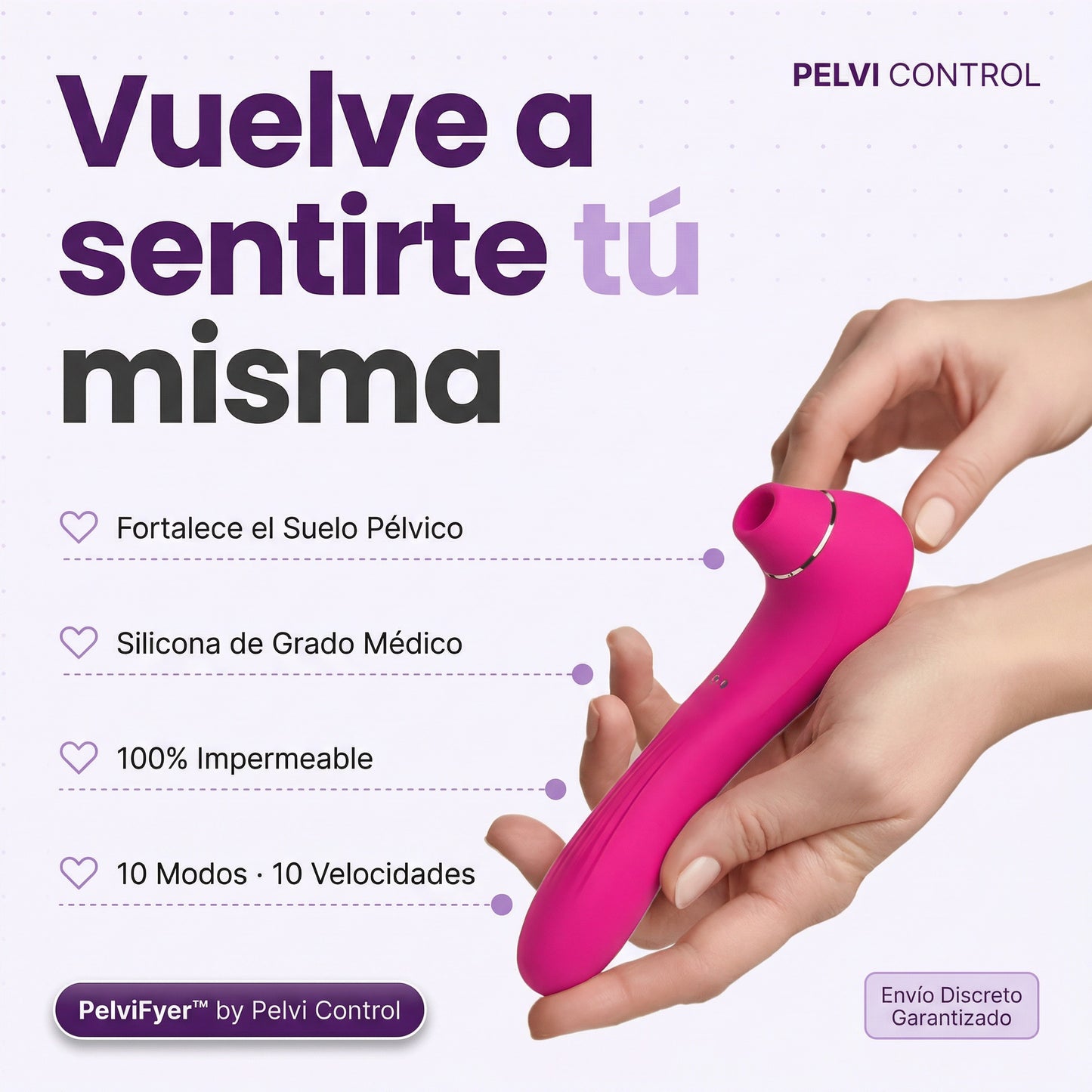 MOONFYER PELVI CONTROL | 10 Modos 10 Velocidades