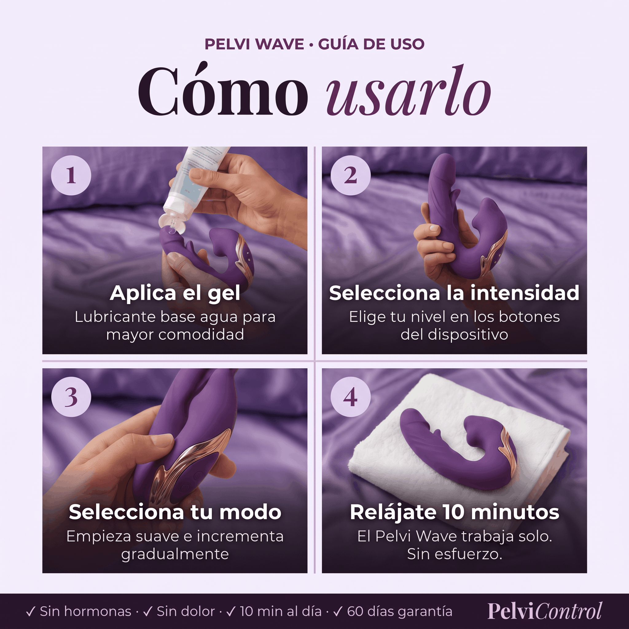 -Pelvi Control™ 4 en 1 | Terapia Clínica del Piso Pélvico en Casa