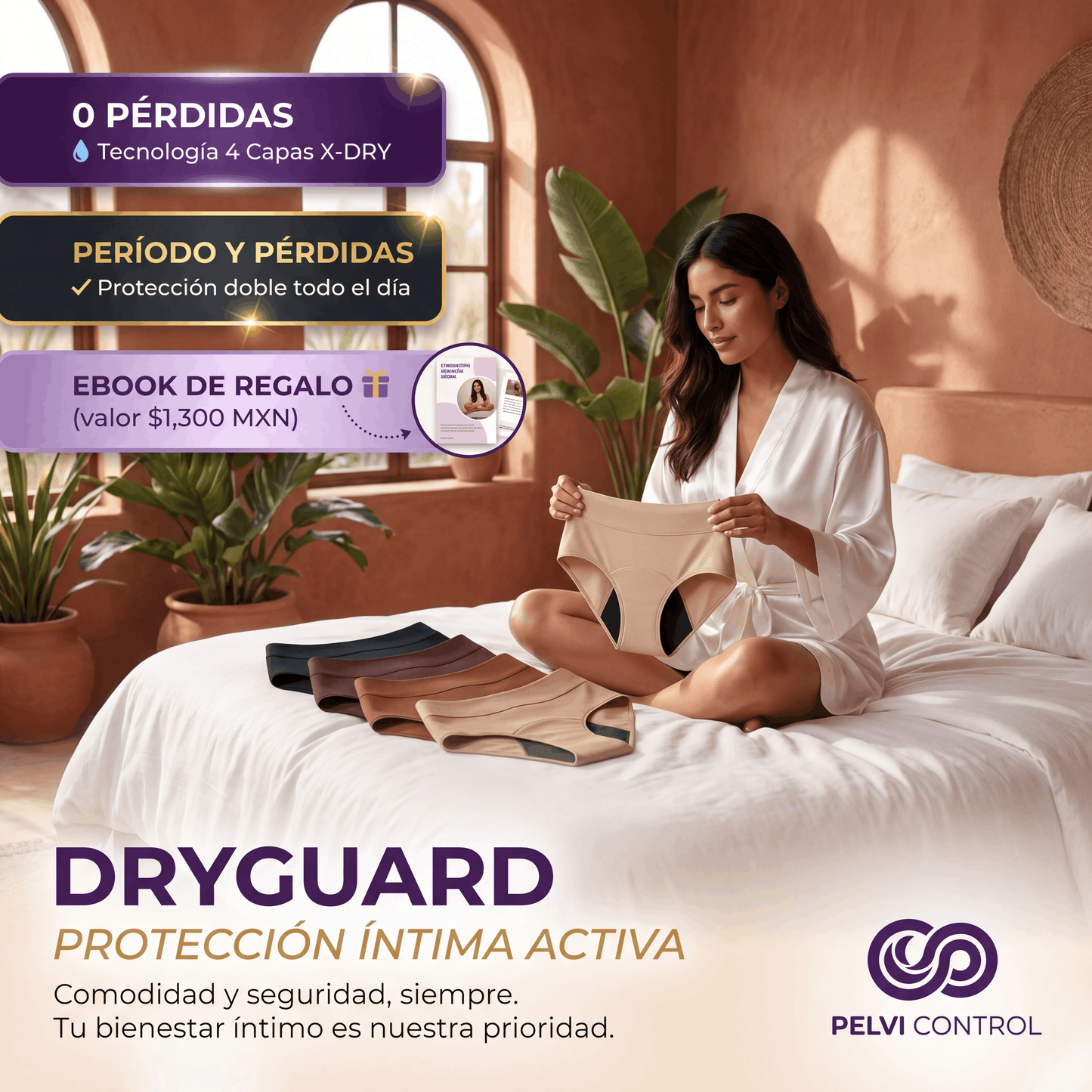 DryGuard | Ropa interior de protección activa